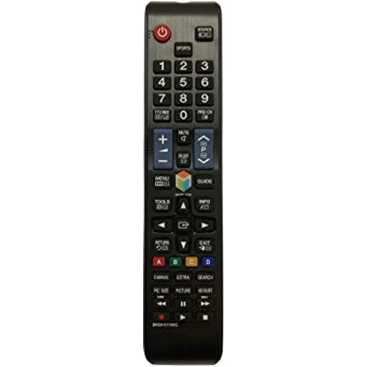 azurano Ersatz-Fernbedienung für Samsung BN59-01198Q, Universal-Fernbedienung ersetzt AA59-00570A, AA59-00621A, hohe Qualität, ohne Batterien