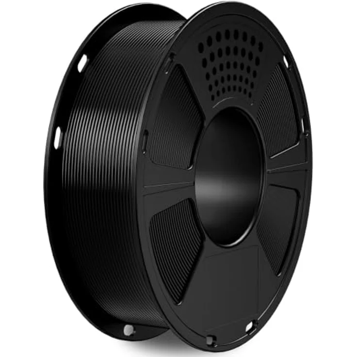 GEEETECH PETG Filament 1.75 mm, Schwarz Weiß, 2 KG, Hochfestes, verzugsfreies 3D Drucker Filament mit guter Schmelzeigenschaft – Bild 2