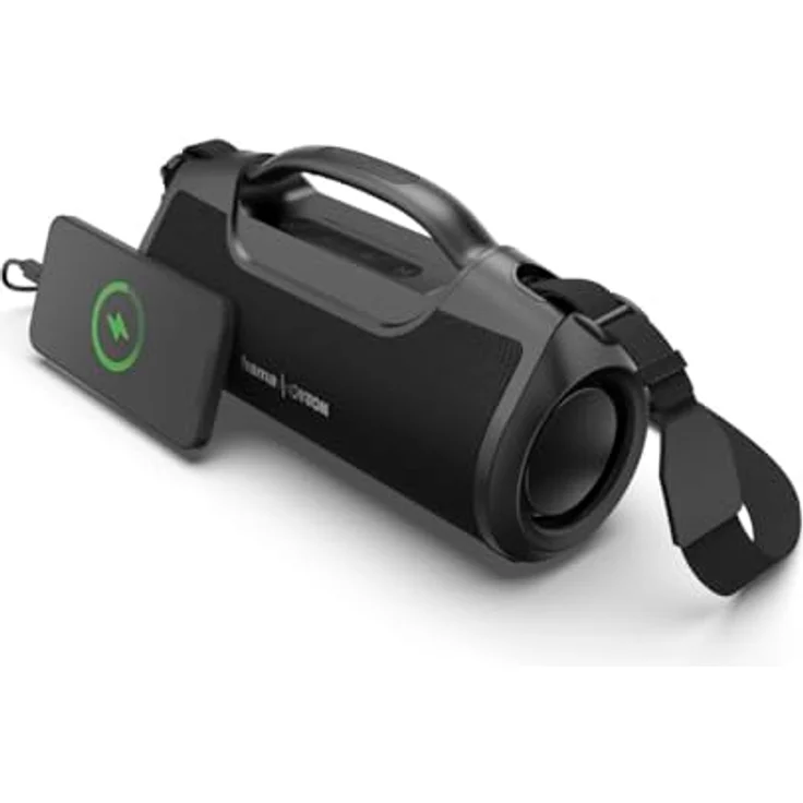 Hama Mate Pro MK II, Bluetooth Lautsprecher mit IPX6 Spritzwasserschutz, 60 Watt Nennleistung, 16 h Akkulaufzeit, Schwarz – Bild 10
