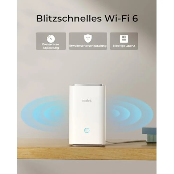 Reolink Home Hub für Überwachungskamera, 4K-Live-Ansicht & -Wiedergabe, Erweiterbarer Lokaler Speicher, Erweiterte Verschlüsselung, 2.4/5GHz Wi-Fi 6, Keine monatliche Gebühr, mit 64GB microSD-Karte – Bild 3