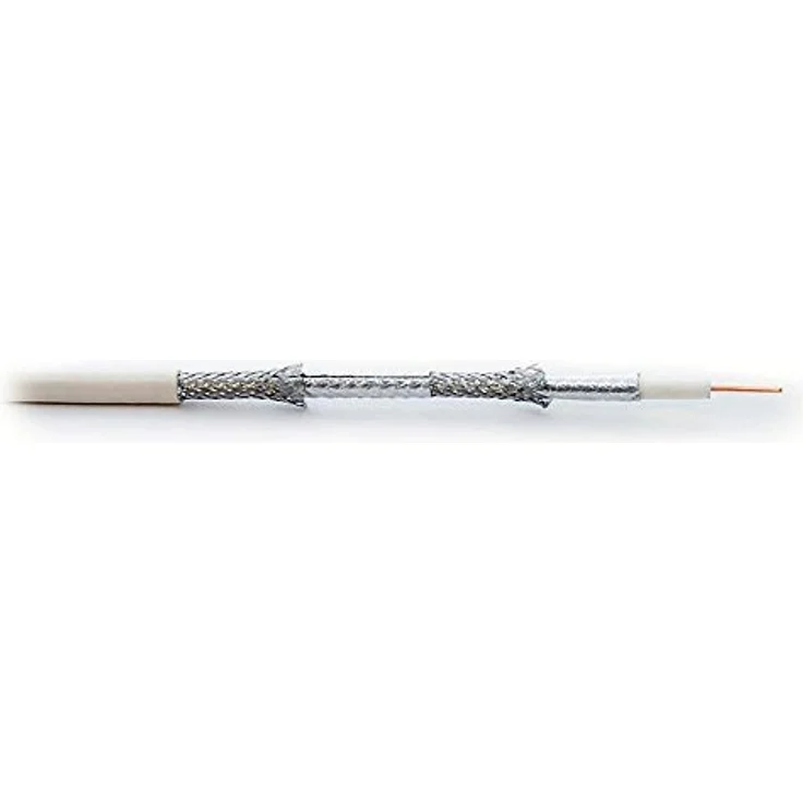 PremiumX BASIC 50 m Koaxialkabel 135 dB 4-Fach geschirmt Kupfer-Stahl Satelliten Koaxkabel Antennenkabel Digital SAT TV Kabel 50m – Bild 3