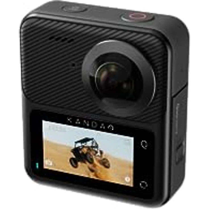KanDao QooCam 3 Action-Kamera, 5.7K 62MP Foto 60fps Flawless 360 Video-Kamera, Outdoor-Sport-Kamera mit Dual 1/1,55 "Sensoren und F1,6 größere Blende, wasserdicht, Stabilisierung. – Bild 1