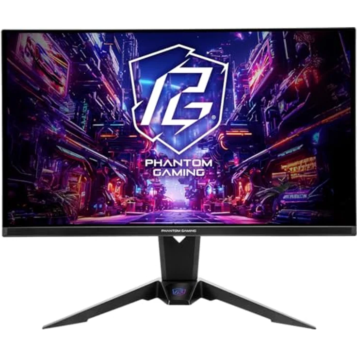 ASRock PGO27QFV, 27 Zoll QHD Monitor mit 360Hz, HDMI/DP/USB-C, 0.03 ms Reaktionszeit, schwarz – Bild 1