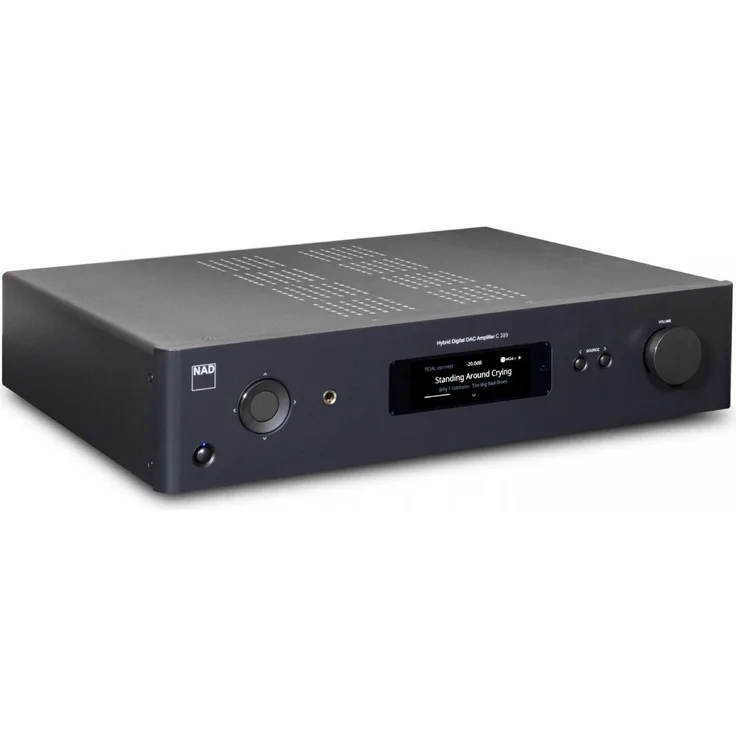 NAD C389 GRAPHITE AMP, Vollverstärker mit 350 W Leistung, 2.1 Lautsprecherkonfiguration, schwarz
