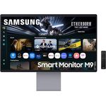 Samsung M90F, 32 Zoll 4K QD-OLED Smart AI Monitor mit 165Hz, 0,03ms, Webcam, Speaker, Gaming Hub und HDR10+