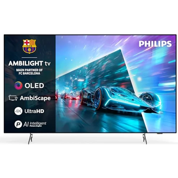 PHILIPS Ambilight TV 55OLED761/12, 55 Zoll OLED Smart TV mit UHD 4K und Ambilight Technologie – Bild 1
