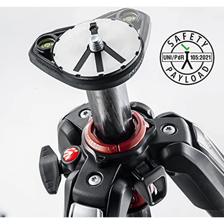 Manfrotto 055 Carbon Stativ (mit 3 Segmenten) schwarz – Bild 3