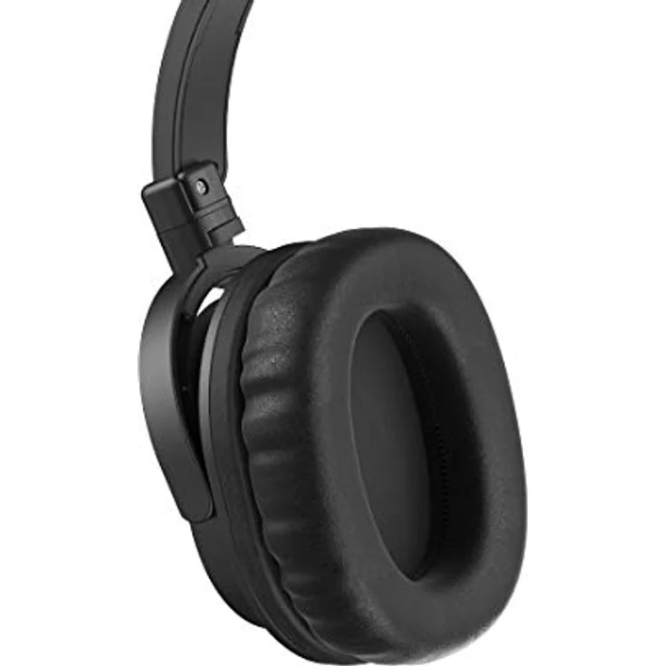 Thomson Headset mit Mikrofon und langem Kabel (Stereo-Kopfhörer für PC oder TV, Over-Ear Ohrhörer mit Lautstärkeregeler, 8 m Kabel, 3,5 mm Klinkenkabel, 6,35 mm Adapter), schwarz – Bild 4