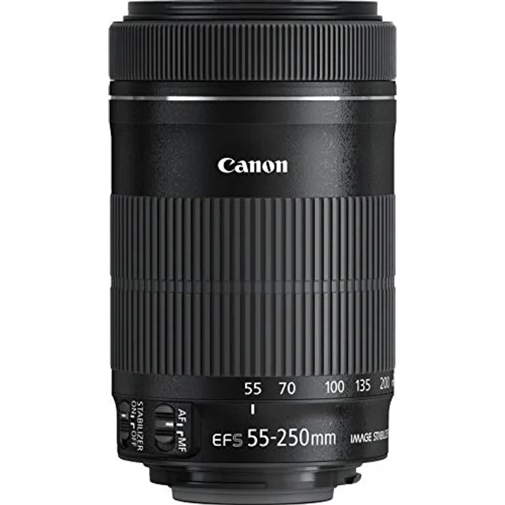 Canon Telezoomobjektiv EF-S 55-250mm F4-5.6 IS STM Telezoom für EOS (58mm Filtergewinde, optischer Bildstabilisator) schwarz - Preisvergleich – Bild 5
