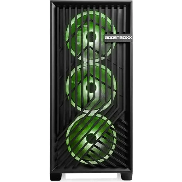 Boost Boxx Gaming PC mit Windows 11 Home, AMD Ryzen 7 7700 8X 3800 MHz, 1000 GB M.2 SSD, 16 GB DDR5-RAM, NVIDIA GeForce RTX 4060, Gigabyte Mainboard, USB 3.2, M10950H – Bild 4