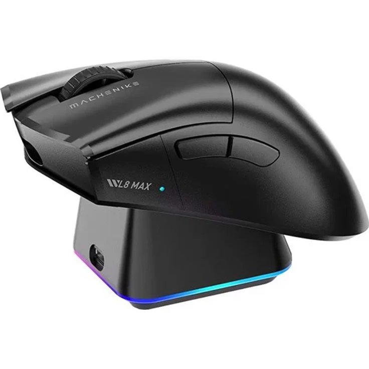 Machenike L8 Max Wireless Gaming Mouse, e-Sports präziser Pixart PAW3395 Sensor, ultra-leichtes Design, Kabellose Verbindung, Schwarz