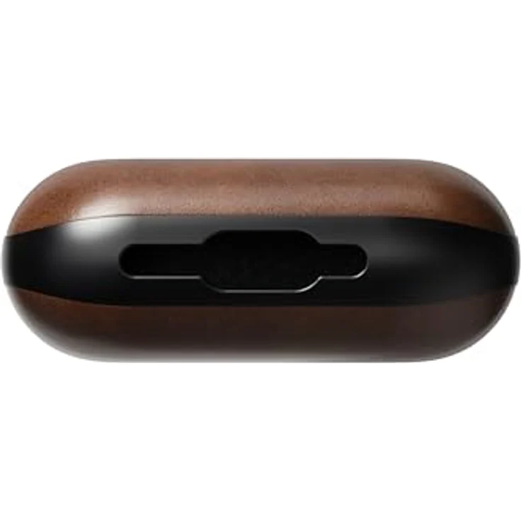 Nomad Modern Leather Case für AirPods Pro (3. Generation), Echtleder und Polycarbonat, kabelloses Laden, Rustic Brown – Bild 6