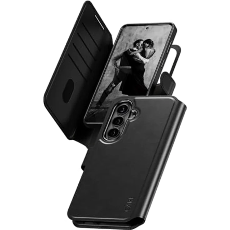 Care™ by PanzerGlass® Case Tango 2-in-1 Wallet für Samsung Galaxy S26+, stoßfest, luxuriöses Ledergefühl, bis 2,4 Meter Fallhöhe getestet, FSC-zertifizierte Verpackung – Bild 1
