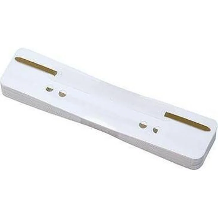 Soennecken Aktenordner Heftstreifen 3,4 x 15 cm (B x H) Polypropylen weiß 25 St./Pack. – Bild 1