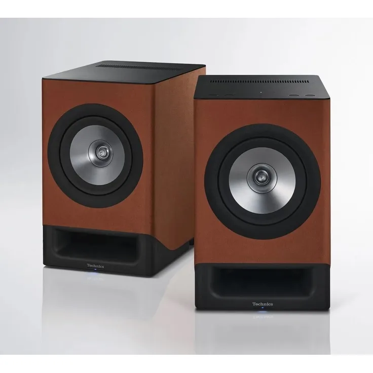 Technics SC-CX700 - Aktiver Kompaktlautsprecher Terracotta Brown Paar