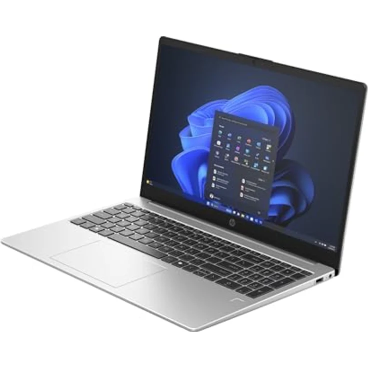 HP 255 G10, 15,6 Zoll FHD Notebook mit AMD Ryzen 5 7535U, 16 GB RAM, 512 GB SSD, Silber – Bild 2
