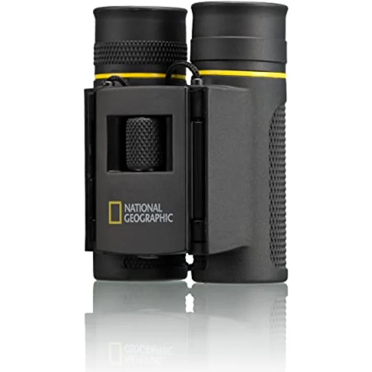 National Geographic 8x21 Taschenfernglas mit faltbaren Augenmuscheln für Brillenträger, Gummierung, Vollvergütung, Faltfunktion und Transporttasche – Bild 4