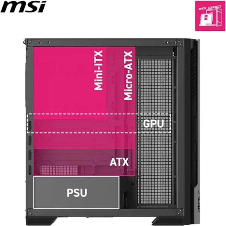 MSI MPG Velox 300R Airflow PZ, PC-Gehäuse mit modernem Design und optimierter Kühlung – Bild 4