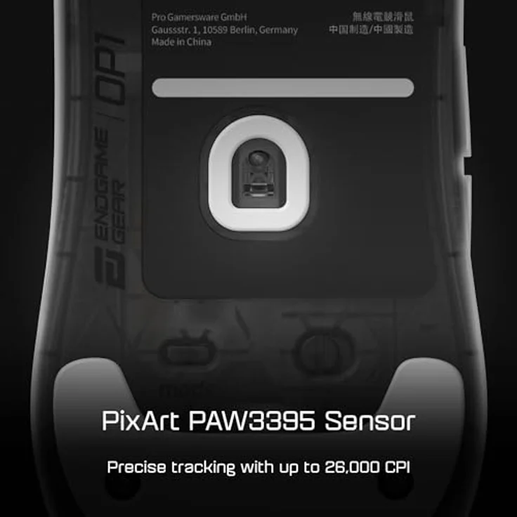 Endgame Gear OP1 8k Gaming Maus, kabelgebunden, mit PixArt PAW3950 Sensor und Kailh GX Switches, Purple Frost Limited Edition – Bild 4