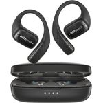 BLiTZWOLF Bluetooth 5.4 Sportkopfhörer, Schwarze In-Ear-Kopfhörer mit 28 Stunden Spielzeit und IPX5 Wasserdichtigkeit