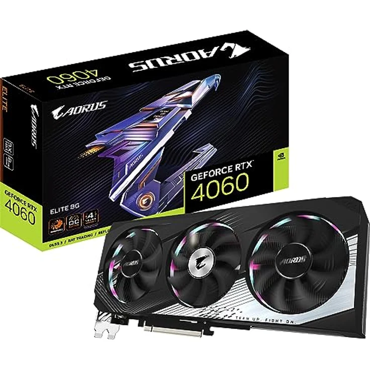 Gigabyte Aorus GeForce RTX 4060 Elite 8G, 8192 MB GDDR6 – Bild 1