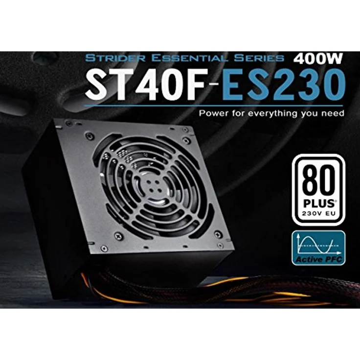 SilverStone SST-ST40F-ES230 - Strider Essential Serie, 400W 80 Plus 230V EU ATX flüsterleises PC-Netzteil mit 120 mm-Lüfter – Bild 26