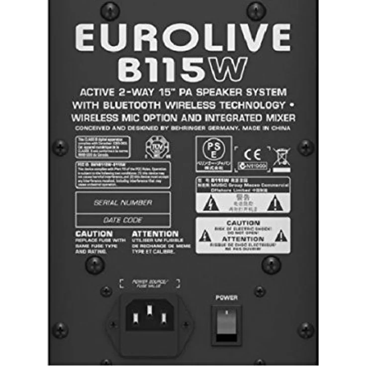 Behringer Eurolive B115W Aktiver Lautsprecher mit USB – Bild 7