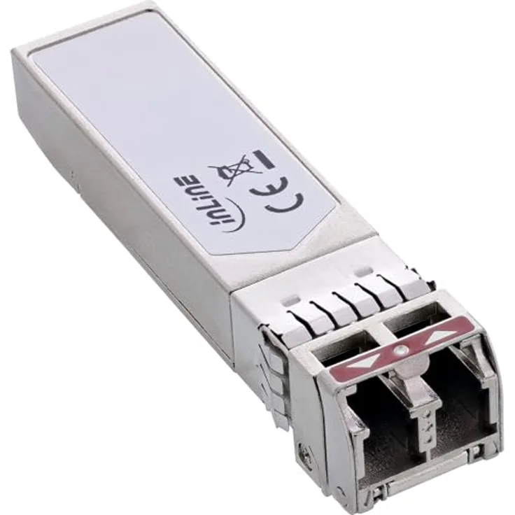 InLine SFP+ Modul LWL EW 1550nm, Singlemode Transceiver mit LC Buchsen, 10Gb/s, bis 40 km Reichweite