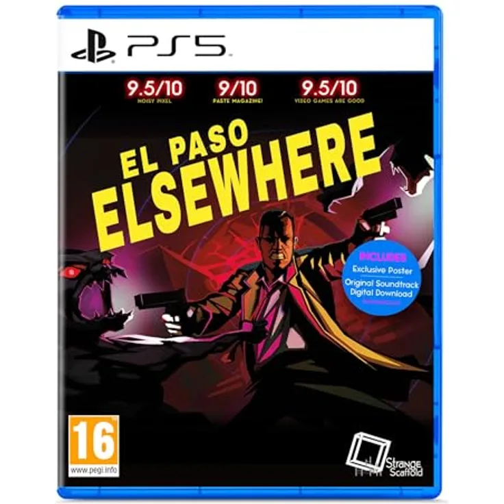 Nighthawk Interactive El Paso, Elsewhere - PS5, Neo-Noir-Story-Kampagne, Hip-Hop-Soundtrack, inklusive exklusivem Poster - Schwarz