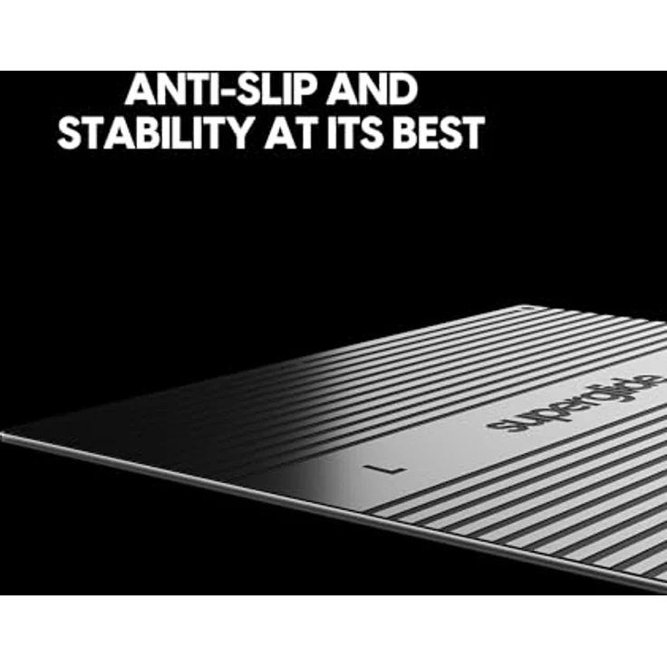 Pulsar Superglide Gaming-Mauspad V2, Aluminium-Silikat-Glasoberfläche, rutschfest, 41,9 x 33 cm (L, Weiß) – Bild 5