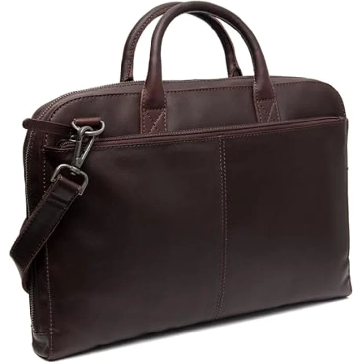 The Chesterfield Brand Tilbury Business Bag, Laptop-Tasche in Braun mit strukturiertem Innenraum, 37 x 28 x 4,5 cm – Bild 2