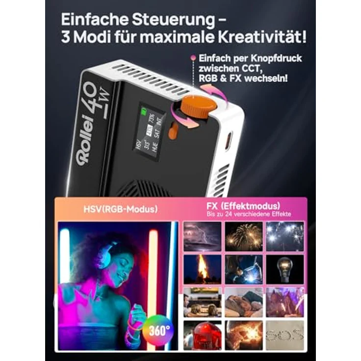 Moman FS-01 Kamera-Kühlventilator – Externes Kühlsystem Mit Integriertem 350-mAh-Akku, USB-C-Ladung, 26 DB Leise, Aluminium, Für Klappbildschirm-Kameras