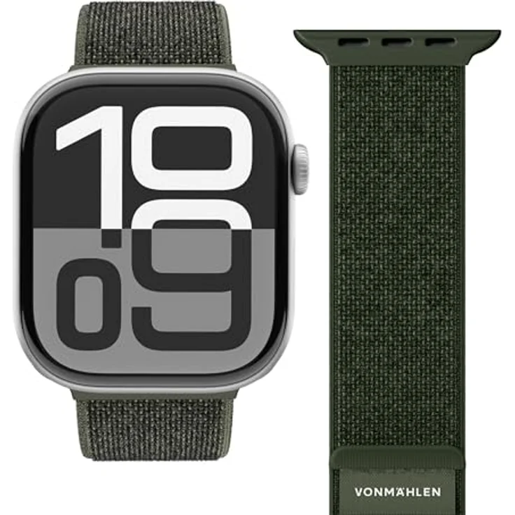 Vonmählen Fitness Loop 2 Armband für Apple Watch 40 / 41 / 42 mm, in Olive, versandkostenfrei – Bild 2