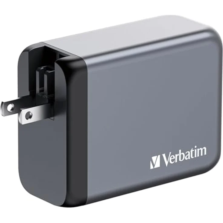 Verbatim GaN Charger 200 W, 4 Ports USB-C Ladegerät, innovativer Power Adapter mit 3 x USB-C und 1 x USB-A, Schnellladegerät als Mehrfachstecker, Netzteil für Apple iPhone, Samsung und Co – Bild 4