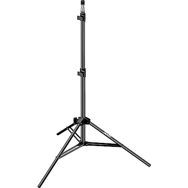 EMART 210cm Aluminium Lichtstativ, tragbar mit 5 kg Traglast, 1/4" Schraube für Studio-Lampen, inklusive Tragetasche – Bild 1