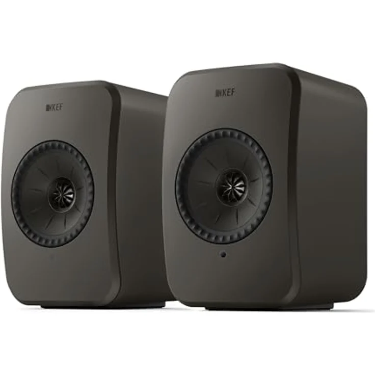 KEF LSX II LT kabellose Regallautsprecher, Graphite Grey | Musik | TV & Home Entertainment | Gaming | HDMI-ARC | USB-C | Bluetooth | AirPlay 2 | Chromecast | Spotify – Bild 1