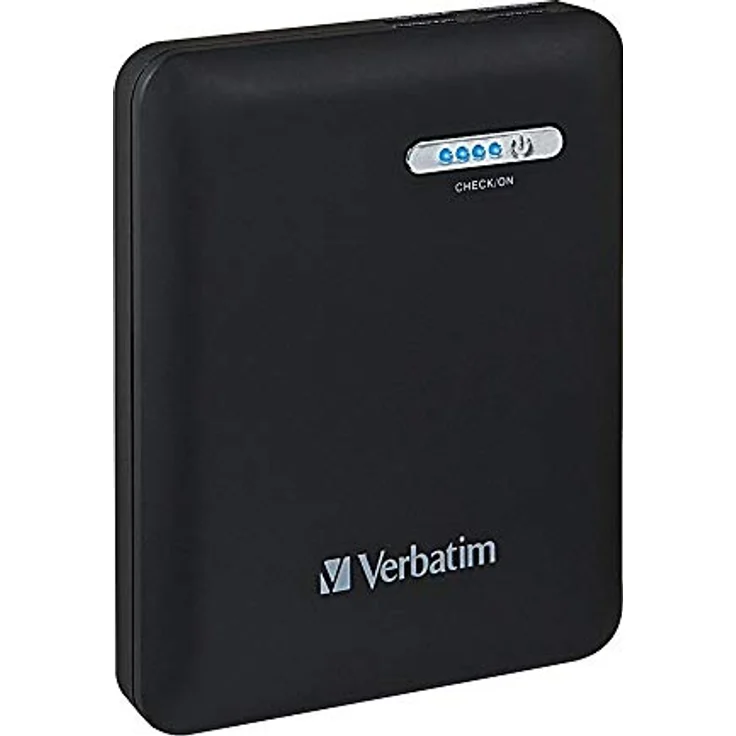Verbatim Externer Akku - 12000 mAh - Dual USB Power Pack, doppelte Leistung, Lithium-Ionen-Akku - schwarz – Bild 6