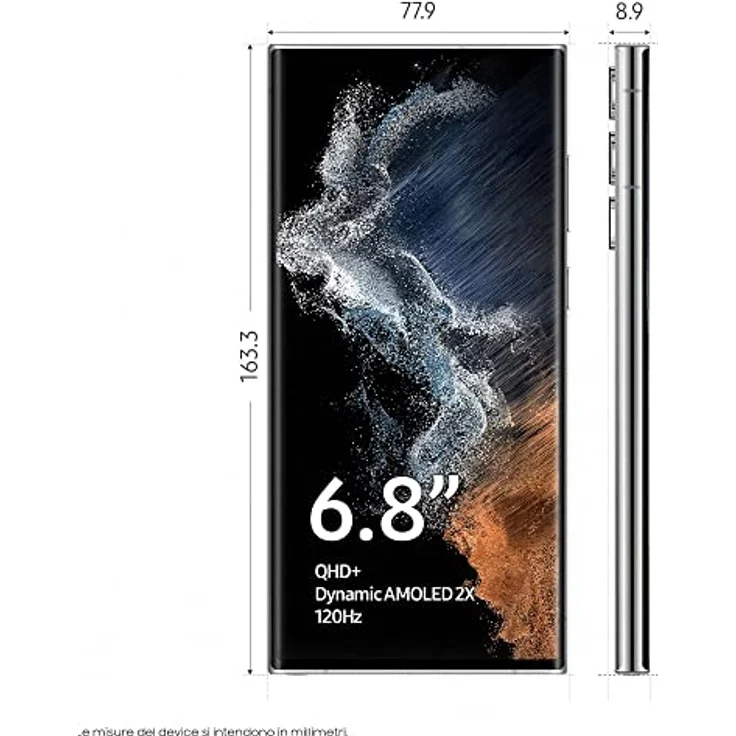 Samsung S908B/DS 5G S22 Ultra 8GB/128GB White EU – Bild 3