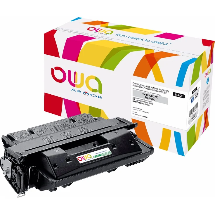 Armor OWA K11349OWK, wiederaufbereiteter Toner in Schwarz mit bis zu 10.000 Seiten Druckleistung, kompatibel mit Brother und HP