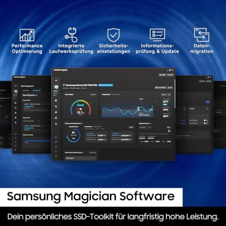 Samsung Portable SSD P7, 1TB externe SSD mit USB4, 4000 MB/s lesen, weiß – Bild 10