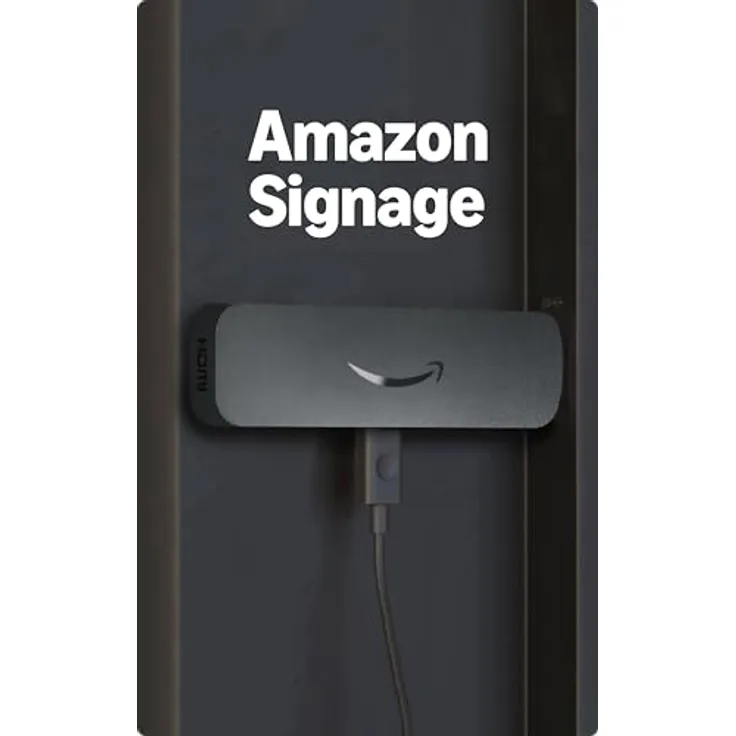Amazon Signage Stick, Professioneller Digital Signage Media Player mit 4K-Unterstützung, einfache Einrichtung und CMS-Kompatibilität
