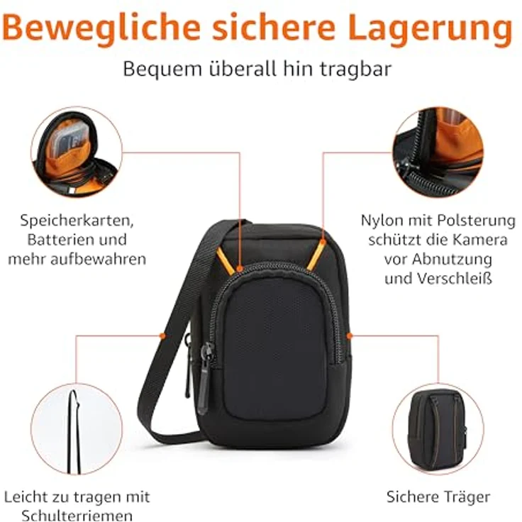 AmazonBasics Kameratasche für Kompaktkameras, groß – Bild 2