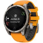 Garmin Fenix 8 Smartwatch, Multisport-Uhr mit AMOLED-Display und Sprachsteuerung