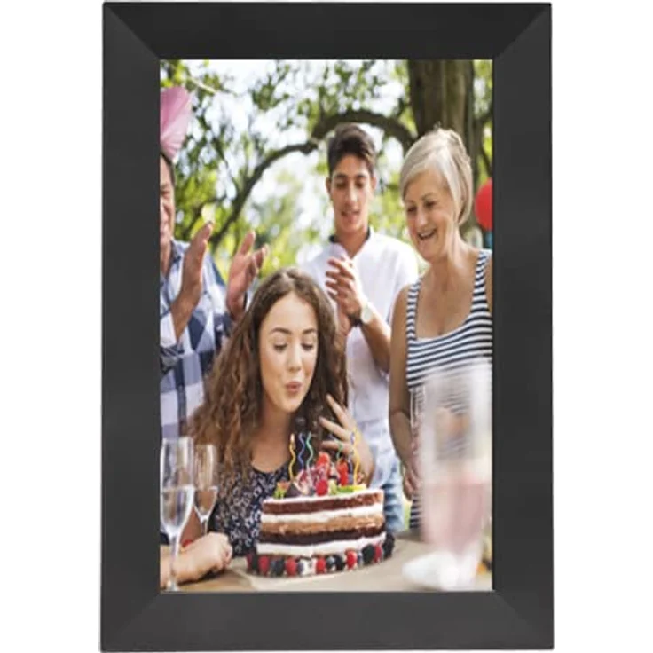 Denver PFF-1024BLACK Digitaler Bilderrahmen 25,7 cm (10,1 Zoll) mit Wi-Fi, Timer, Foto-Software zum Versenden von Fotos von der mobilen App auf den Rahmen, Auflösung: 1280 x 800 cm, Schwarz – Bild 4