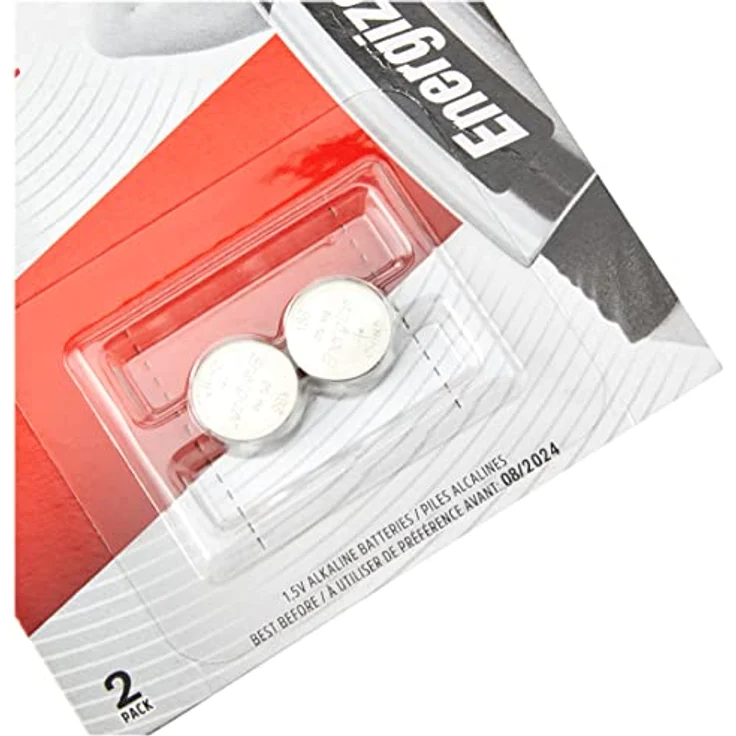 Energizer Spezialbatterie 186 (LR43 Alkali Mangan 1,5 Volt 2er-Packung) – Bild 2