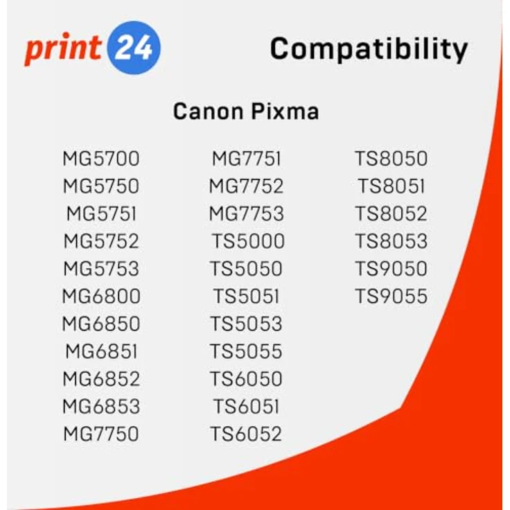 print24 Tintenpatrone PGI 570 XL / CLI 571 XL, Multipack mit 1x Schwarz (22 ml), 1x Schwarz (12 ml), 1x Cyan (12 ml), 1x Magenta (12 ml), 1x Gelb (12 ml) – Bild 3