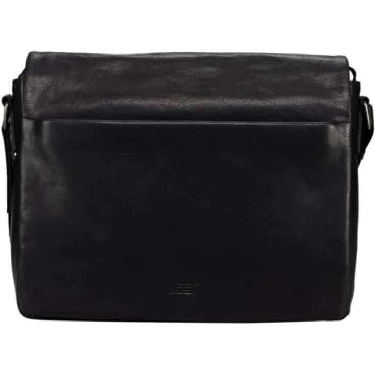 Jost Glasgow Aktentasche Leder 34 cm mit RFID Schutz und Laptopfach, schwarz – Bild 1