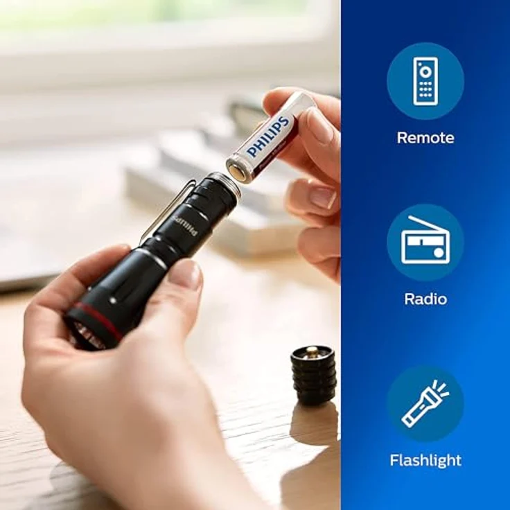 Batterie-Set PHILIPS Powerlife, Alkaline, 24x AA, 16x AAA, 40 Stück – Bild 3