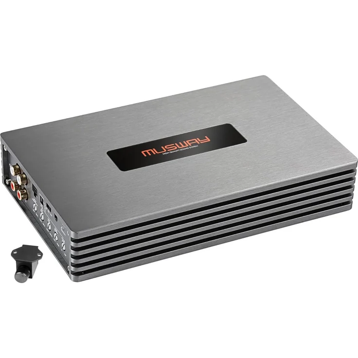 Musway ONE1000 Digital 1-Kanal Verstärker, 1000 W RMS Class-D mit regelbarem Tiefpassfilter und Bass-Boost