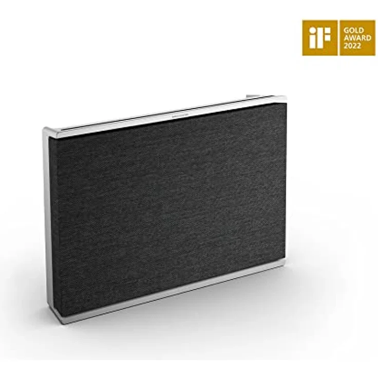 Bang & Olufsen Beosound Level - Kabelloser Tragbarer Wifi und Bluetooth-Lautsprecher (16 Stunden Akkulaufzeit), Cradle to Cradle Zertifizierter Nachhaltiger Lautsprecher - Natural Alu/Dark Grey – Bild 2